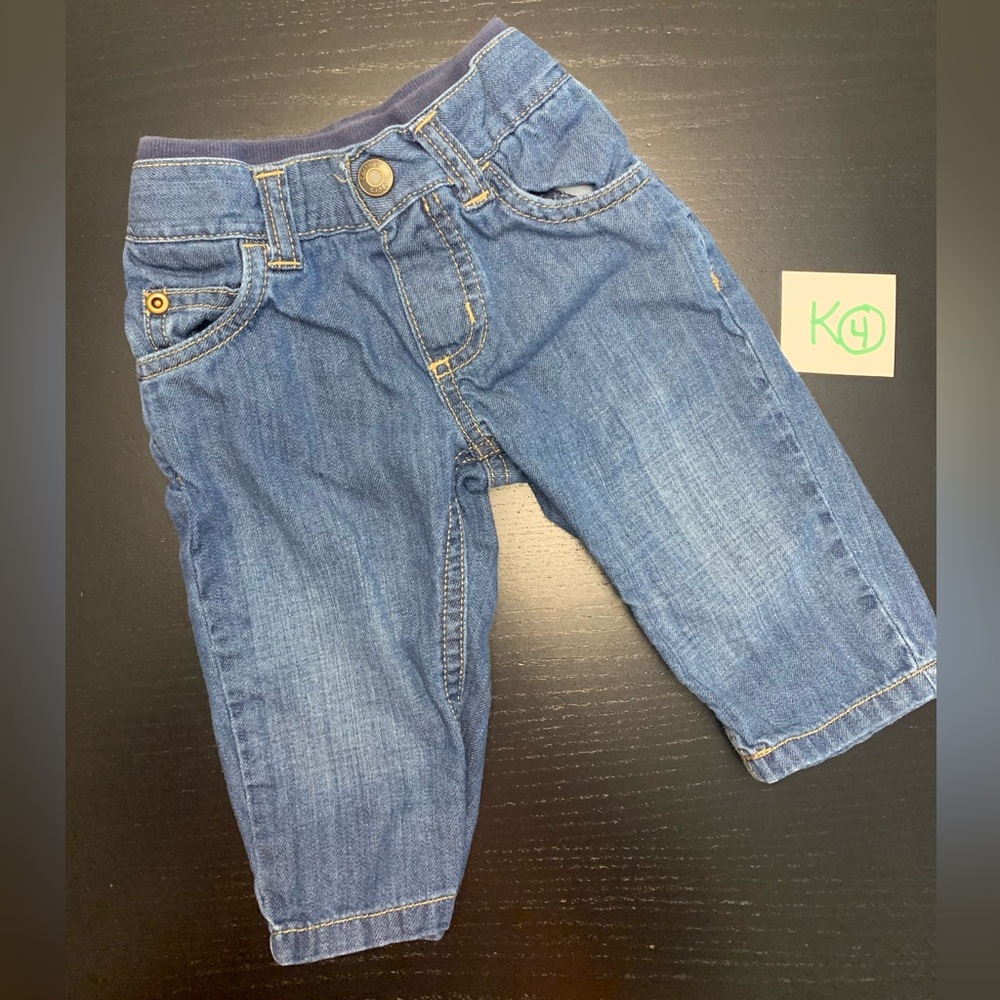 Carter’s 6m Denim Style Stretchy Jeans with Elastic Waist